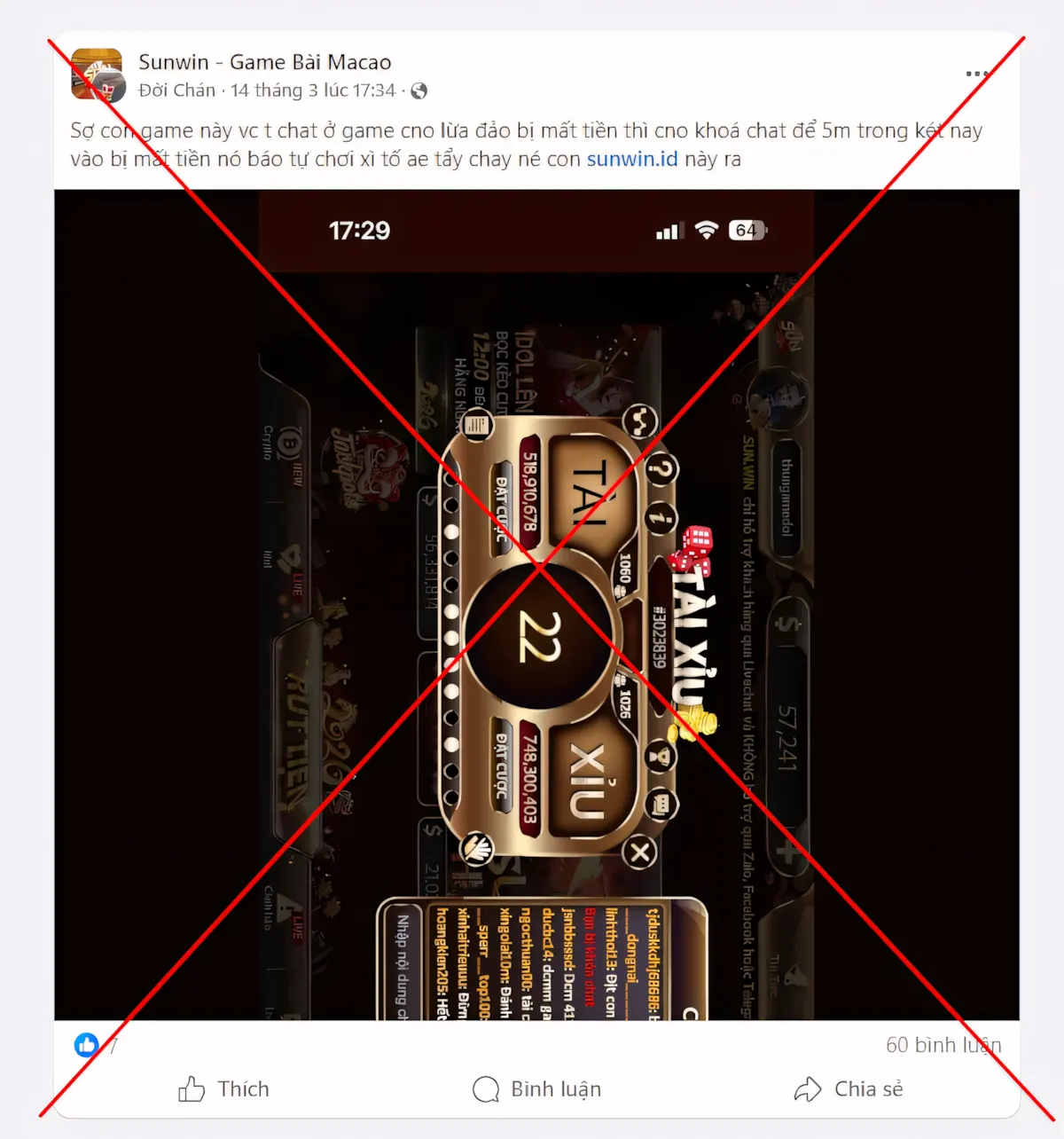 Nghi Vấn Chiến Dịch “Bôi Xấu” Nhắm Vào SUNWIN Cần Tỉnh Táo Nhận Ra 1 Bài đăng gây tranh cãi trên mạng xã hội